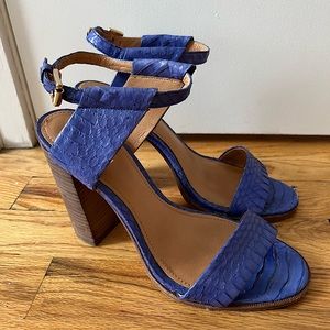 Coach Croc Heeled Sandals